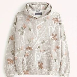 Men’s Abercrombie Off White Camo Hoodie